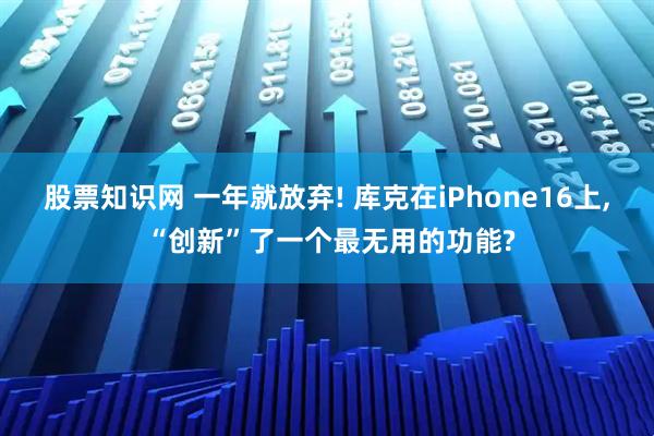 股票知识网 一年就放弃! 库克在iPhone16上, “创新”了一个最无用的功能?
