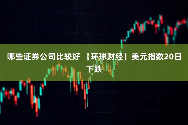 哪些证券公司比较好 【环球财经】美元指数20日下跌